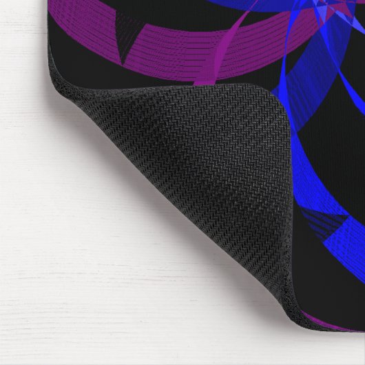 Berry Blend Geometric Mouse Pad マウスパッド (コーナー)