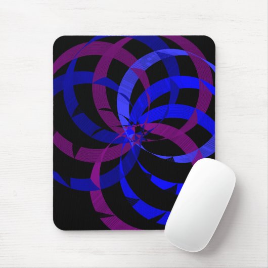 Berry Blend Geometric Mouse Pad マウスパッド (マウス)
