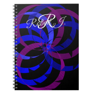 Berry Blend Geometric Spiral Notebook ノートブック