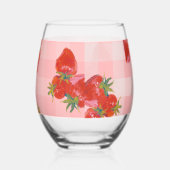 Berry Bliss Drinkware Set 🍓 ステムなしワイングラス (右)
