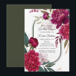 Berry Bloom Garden Floral Glam Bridal Shower 招待状<br><div class="desc">customize for any event</div>