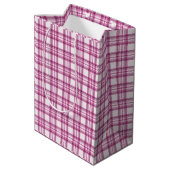 Berry Blush Plaid Medium Gift Bag ミディアムペーパーバッグ (裏面アングル)