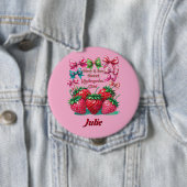 Berry Bow  Sweet Kindergarten Chic 缶バッジ (インサイチュ)