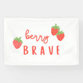 berry brave childhood cancer sick ill kids cute 横断幕 (横)