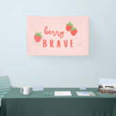 berry brave childhood cancer sick ill kids cute 横断幕 (トレードショー)