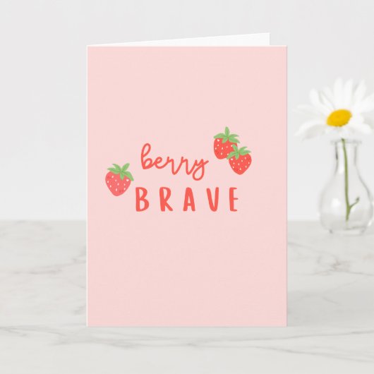 berry brave childhood cancer sick kids cute  カード (小さな植物)