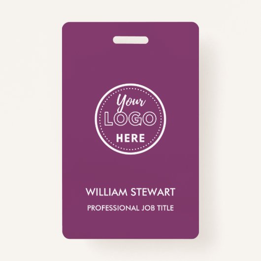 Berry Business Logo会社従業員スモダンタッフ バッジ (正面)