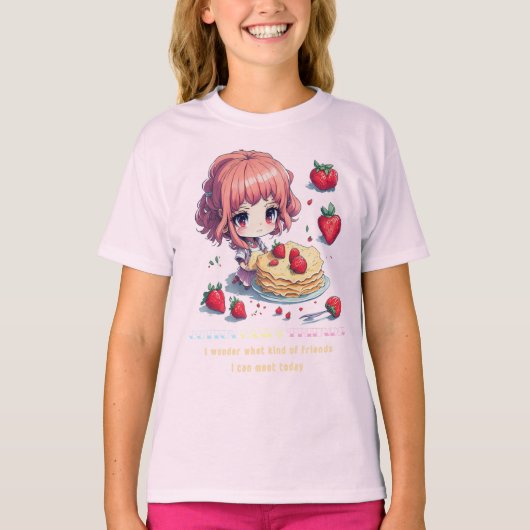 Berry-chan :Cotton Candy Friends Tシャツ (正面)