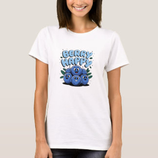 Berry Cute Blueberry-Themed Graphics Tシャツ