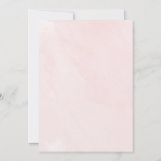Berry Cute First Birthday Invitation • Strawberry カード (裏面)