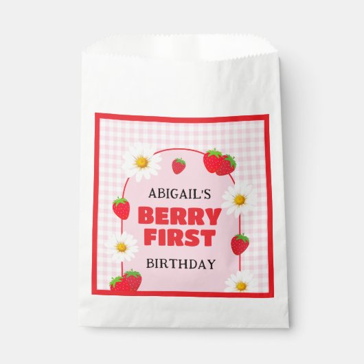 BERRY FIRST BIRTHDAY  フェイバーバッグ (正面)