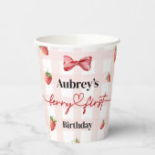 Berry First Birthday 紙コップ (左)