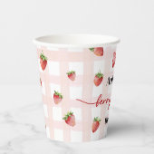 Berry First Birthday 紙コップ (正面)