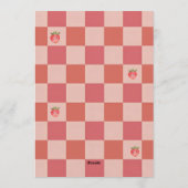 Berry First Birthday 1st Berry Birthday Invitation 招待状 (裏面)