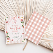  Berry First Birthday 1st Birthday Invitation 招待状