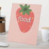 Berry First Birthday Food 台座サイン (インサイチュ)