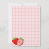 Berry First Birthday Invitation 招待状 (裏面)