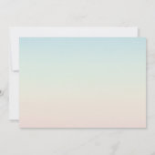 Berry First Birthday Party 招待状 (裏面)