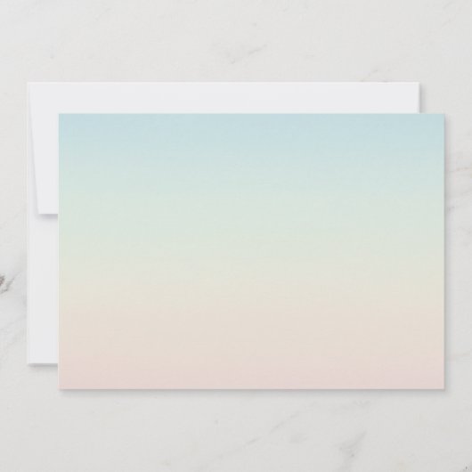 Berry First Birthday Party 招待状 (裏面)