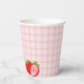 Berry First Birthday Party Cups 紙コップ (裏面)