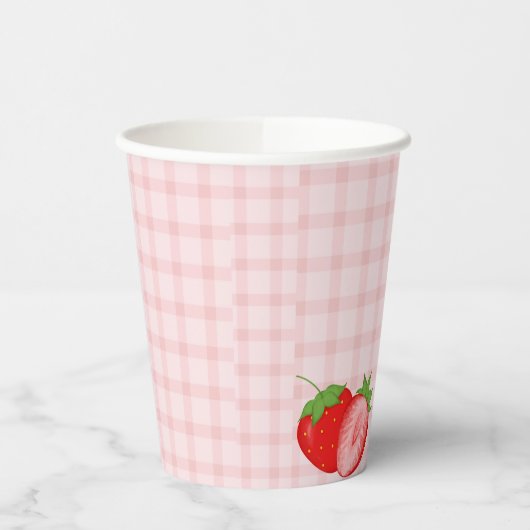 Berry First Birthday Party Cups 紙コップ (左)