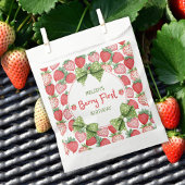 Berry First Birthday Strawberry Party Favor Bags フェイバーバッグ