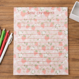 Berry First Birthday Time Capsule Notepad ノートパッド