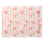 Berry First Birthday Time Capsule Notepad ノートパッド (正面)