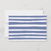 'Berry First' Blueberry 1st誕生日パーティー サンキューカード (裏面)