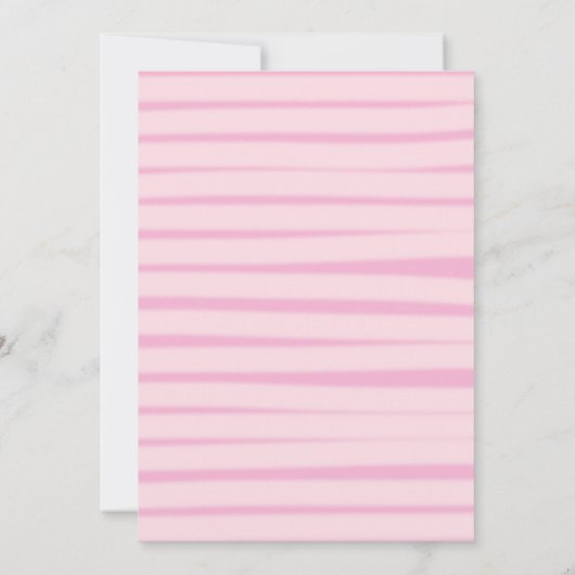 Berry First Pink Strawberry Patch 1st Birthday 招待状 (裏面)