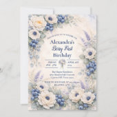 Berry First Storybook Garden 1st Birthday 招待状 (正面)