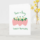 Berry Good Vibes All Day Birthday カード (黄色い花)