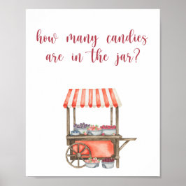 Berry - guess how many candies Poster ポスター