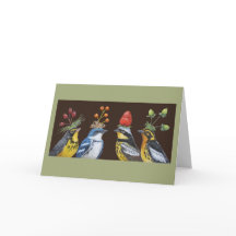 Berry Hat NightカードのWarblers