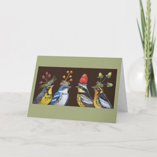 Berry Hat NightカードのWarblers カード (正面)