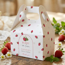 Berry in Love ストロベリー ブライダルシャワーサンクスギフト フェイバーボックス