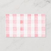 Berry in Love Berries Bridal Shower Recipe Request エンクロージャーカード (裏面)