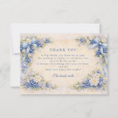 Berry in Love Blueberry Bridal Shower サンキューカード (正面)