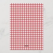 Berry In Love Bridal Shower Invitation Template 招待状 (裏面)