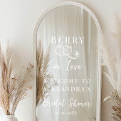 Berry In Love Elegant Selfie Mirror Welcome Sign ウィンドウサイン