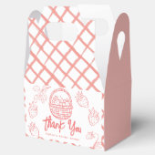 Berry in Love Hand-drawn Strawberry Bridal Shower フェイバーボックス (オープン)