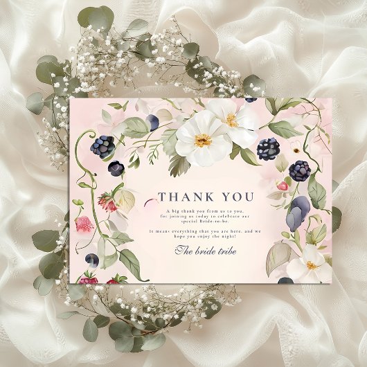 Berry in Love Shower サンキューカード