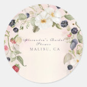 Berry in Love Shower ラウンドシール (正面)