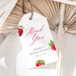 Berry in Love Strawberry Bridal Shower ギフトタグ