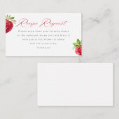 Berry in Love Strawberry Recipe Request エンクロージャーカード (正面/裏面)