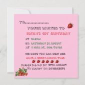 Berry-licous 招待状 (裏面)