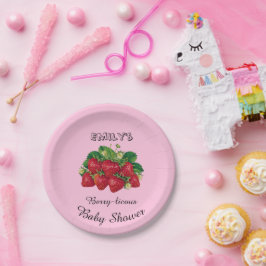 Berry-licous Baby Shower ペーパープレート