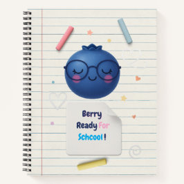 Berry Ready for School - Blueberry Back-to-School ノートブック