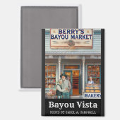 Berry’s Bayou Market - サザンサイコス コレクション マグネット (正面/裏面)