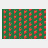 Berry Sassy™ Strawberry Wrapping Paper – Junie Fer ラッピングペーパーシート (正面3)